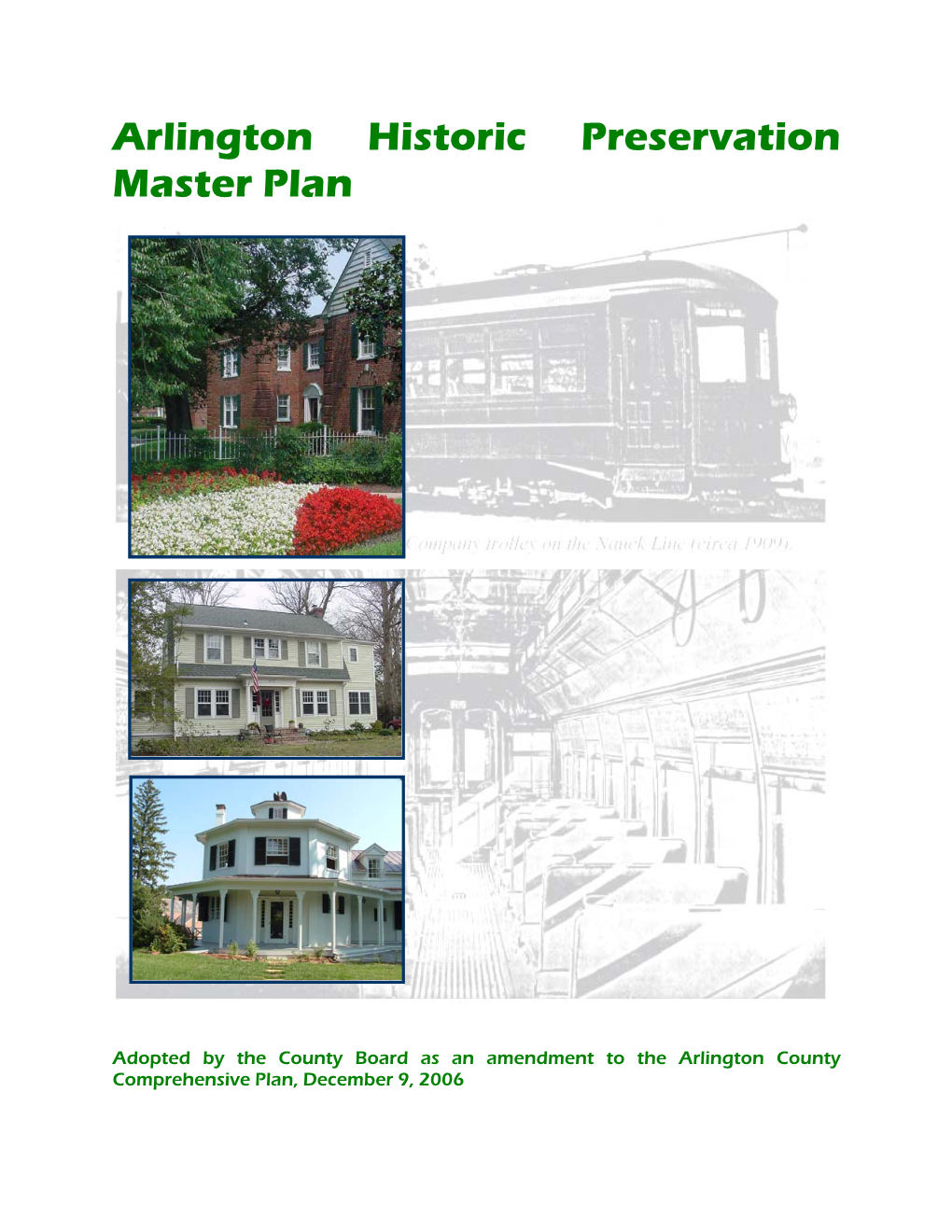 Historic Preservation Master Plan