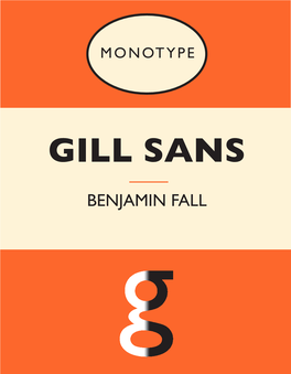 GILL SANS BENJAMIN FALL G 2 Fall