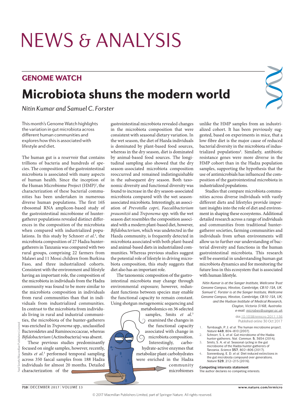 Microbiota Shuns the Modern World