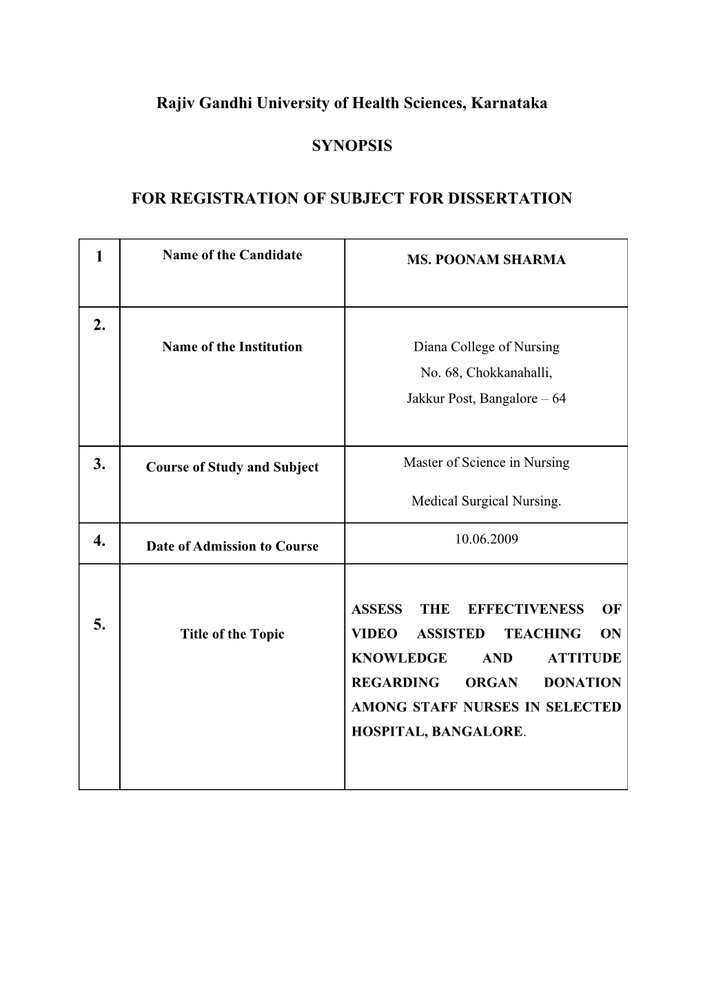 Rajiv Gandhi University of Health Sciences, Karnataka s2