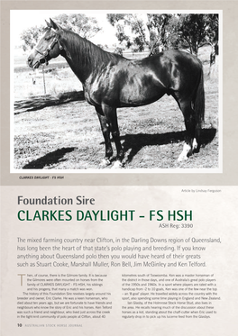 Clarkes Daylight - Fs Hsh