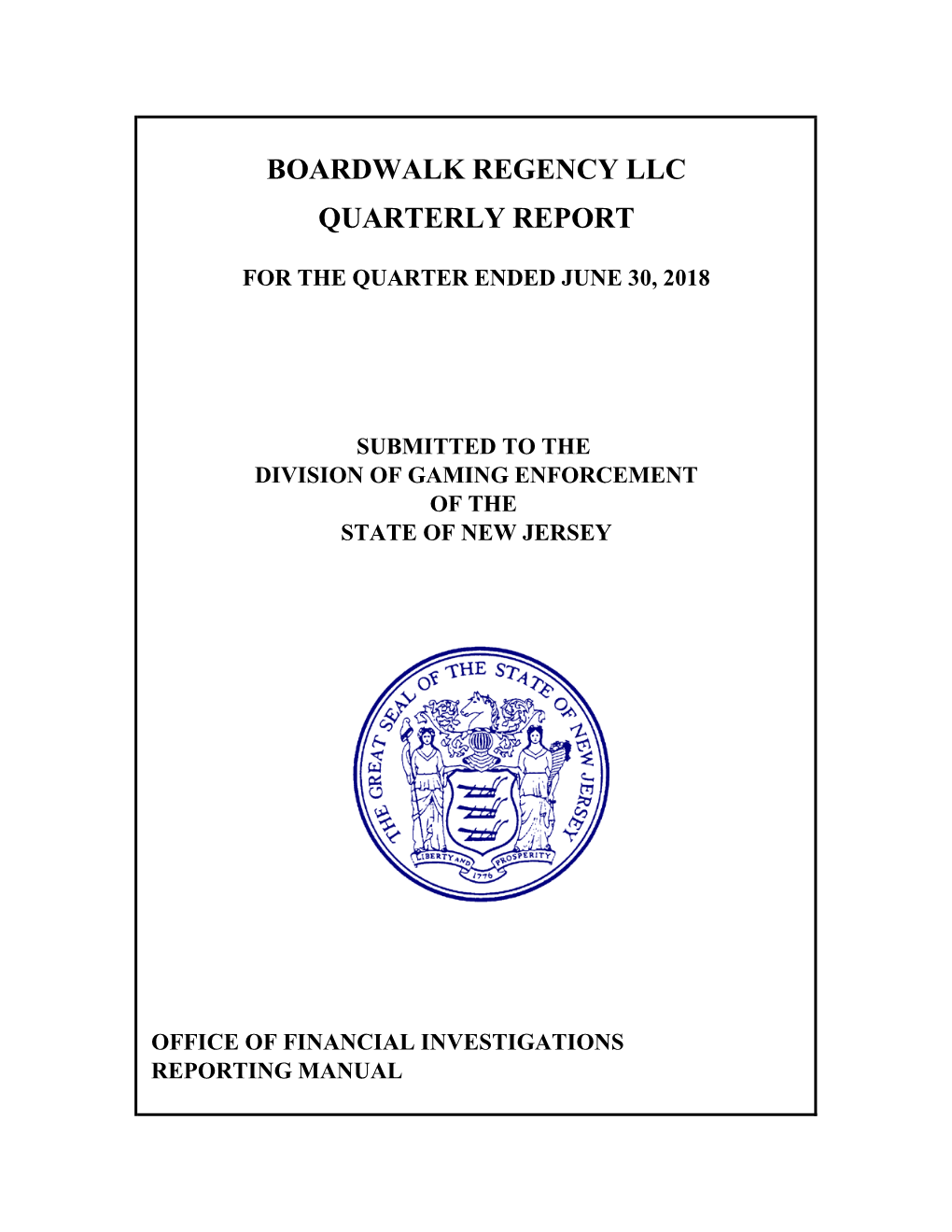 Caesars Atlantic City) NOTES to CONSOLIDATED FINANCIAL STATEMENTS (Unaudited) (All Dollar Amounts in Thousands)