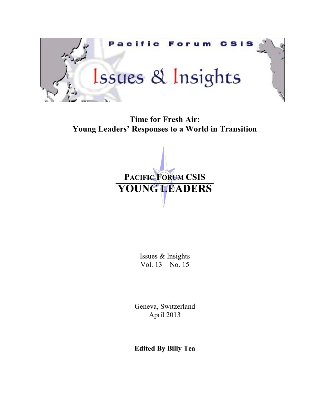 Young Leaders' Responses to a World in Transition