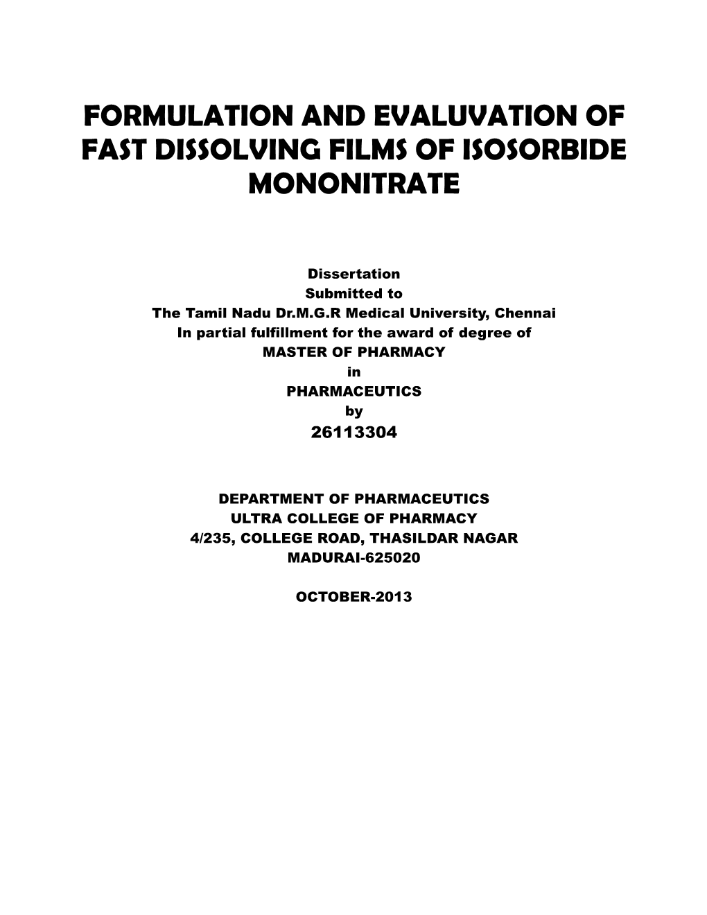 formulation-and-evaluvation-of-fast-dissolving-films-of-isosorbide