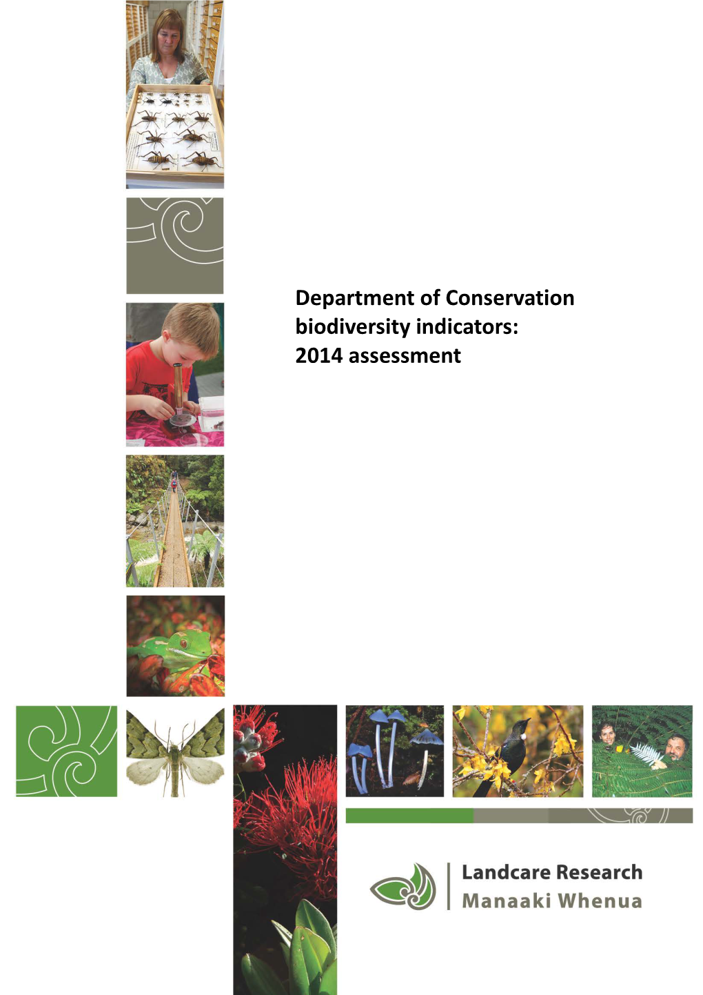 Department of Conservation Biodiversity Indicators: 2014 Assessment