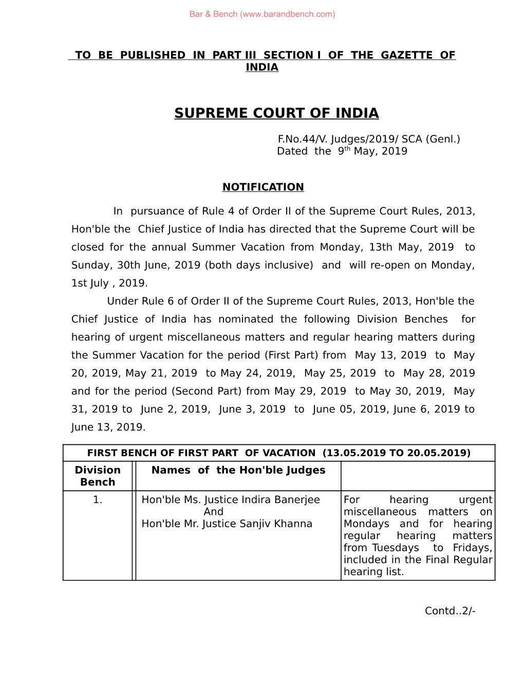 Supreme Court of India