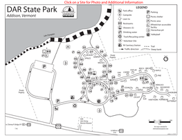 DAR State Park FORESTS, PARKS & RECREATION Parking VERMONT 0 Campsite