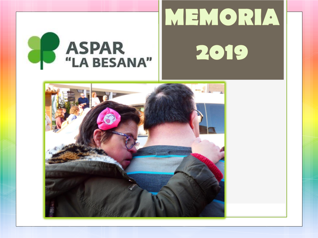 Memoria De Actividades 2019