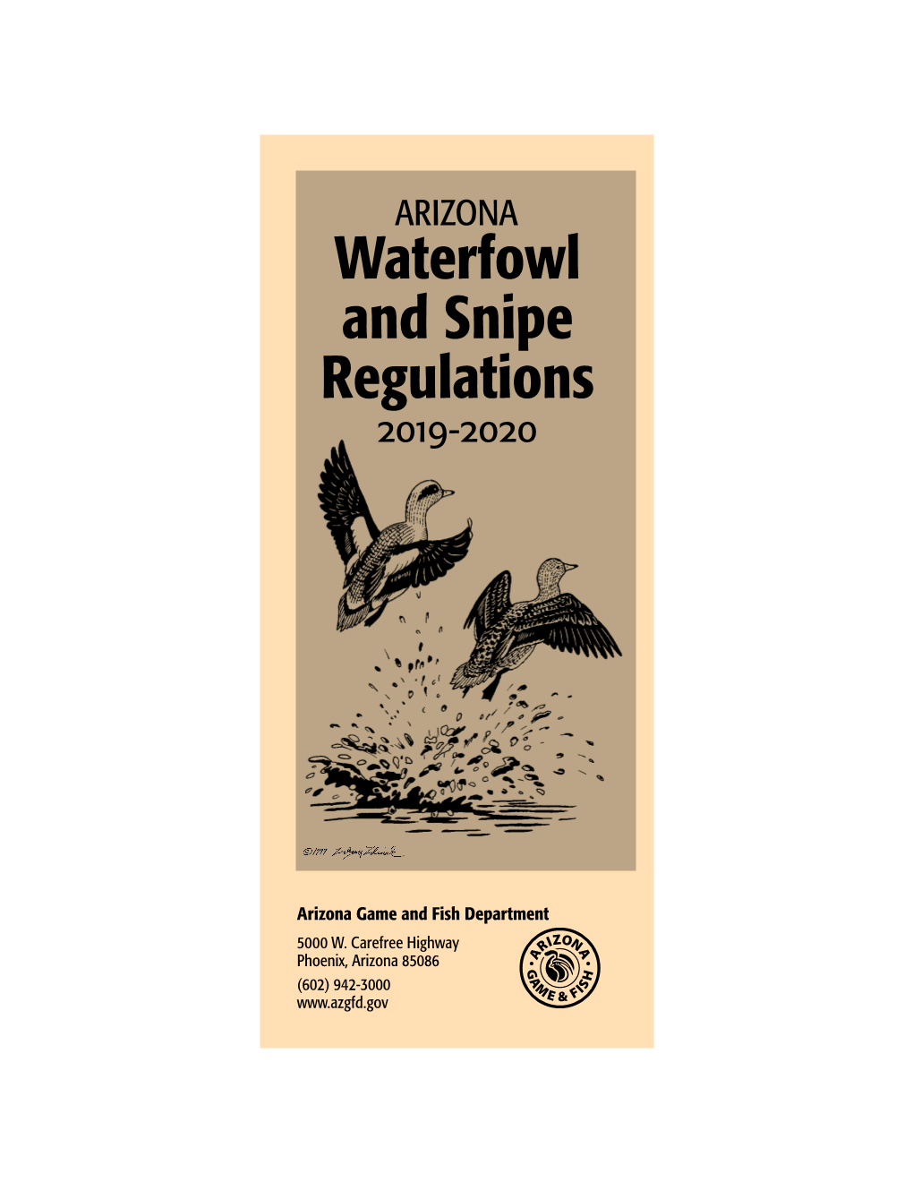 Waterfowl and Snipe Regulations 2019-2020