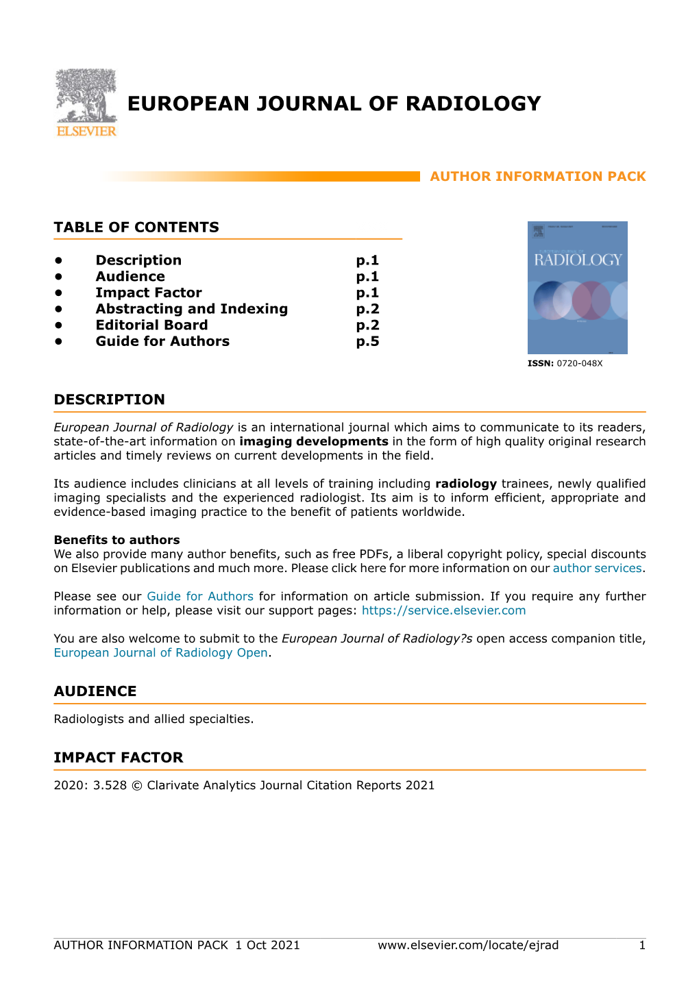 European Journal of Radiology