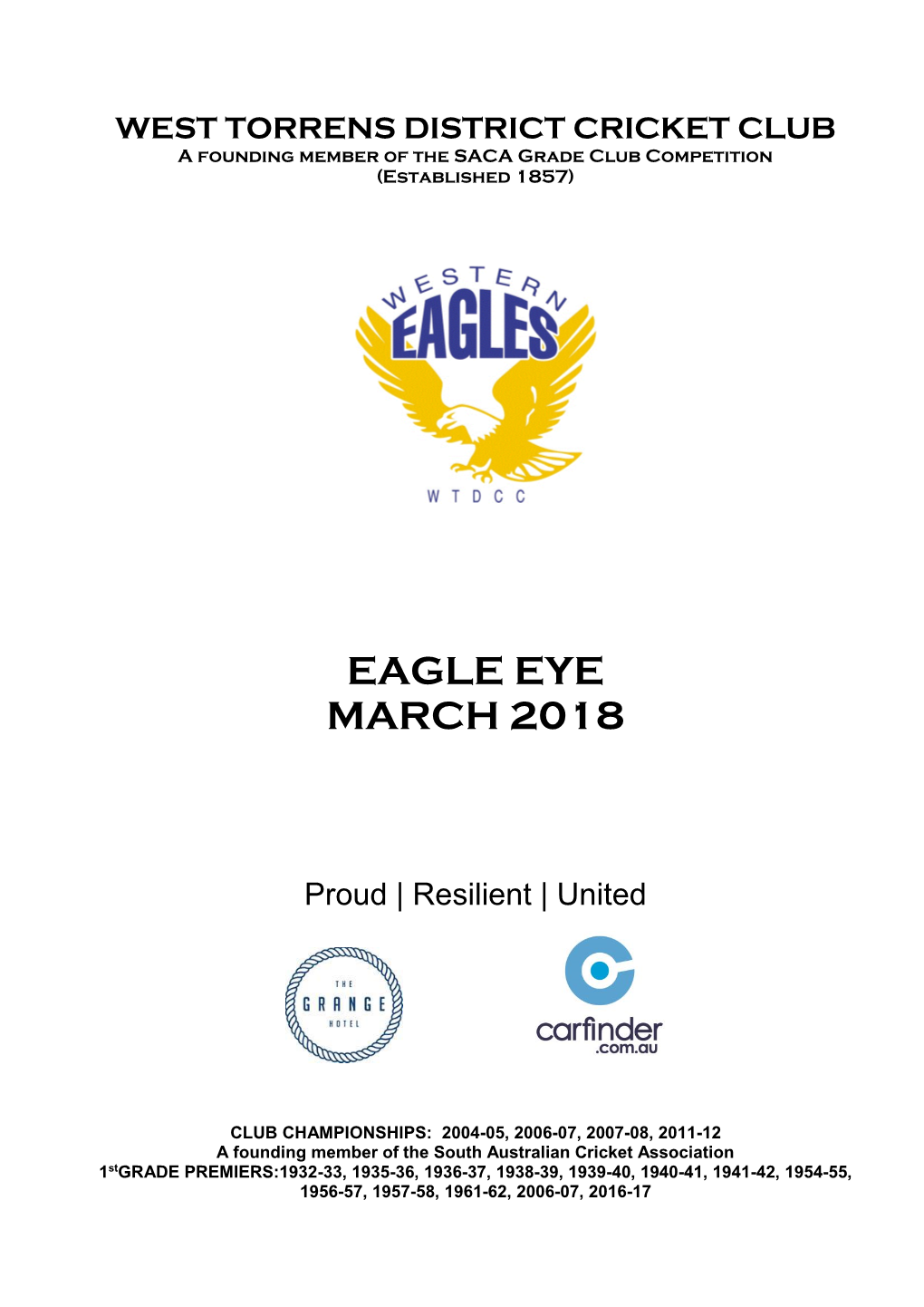 Eagle Eye March 2018