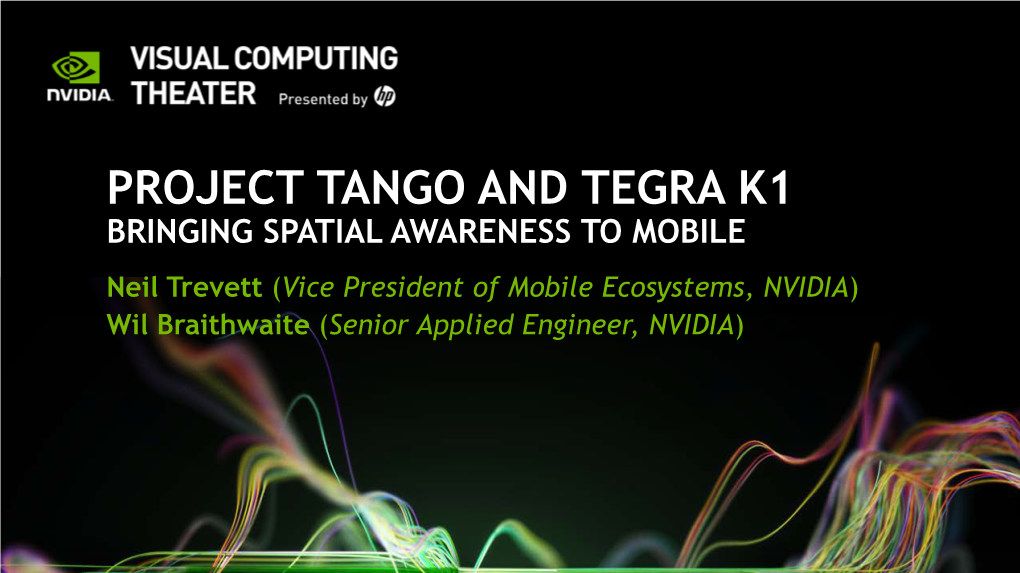 Project Tango and Tegra K1