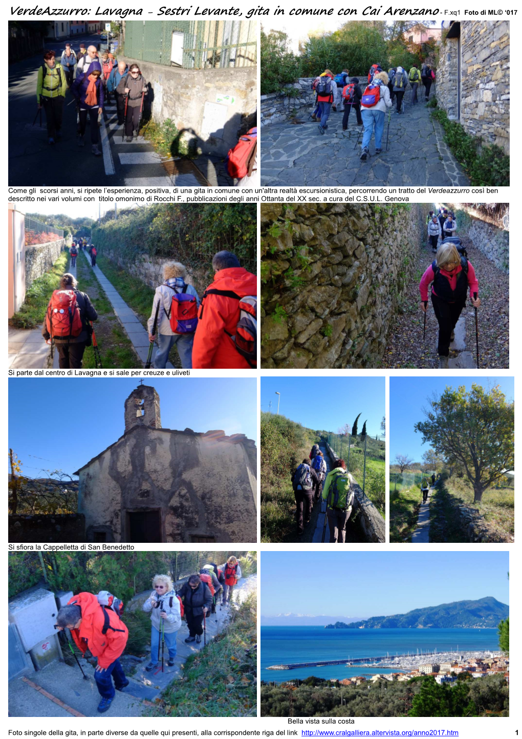 Lavagna – Sestri Levante, Gita in Comune Con Cai Arenzano - F.Xq1 Foto Di ML © ‘017