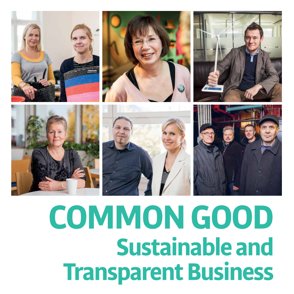 Sustainable and Transparent Business