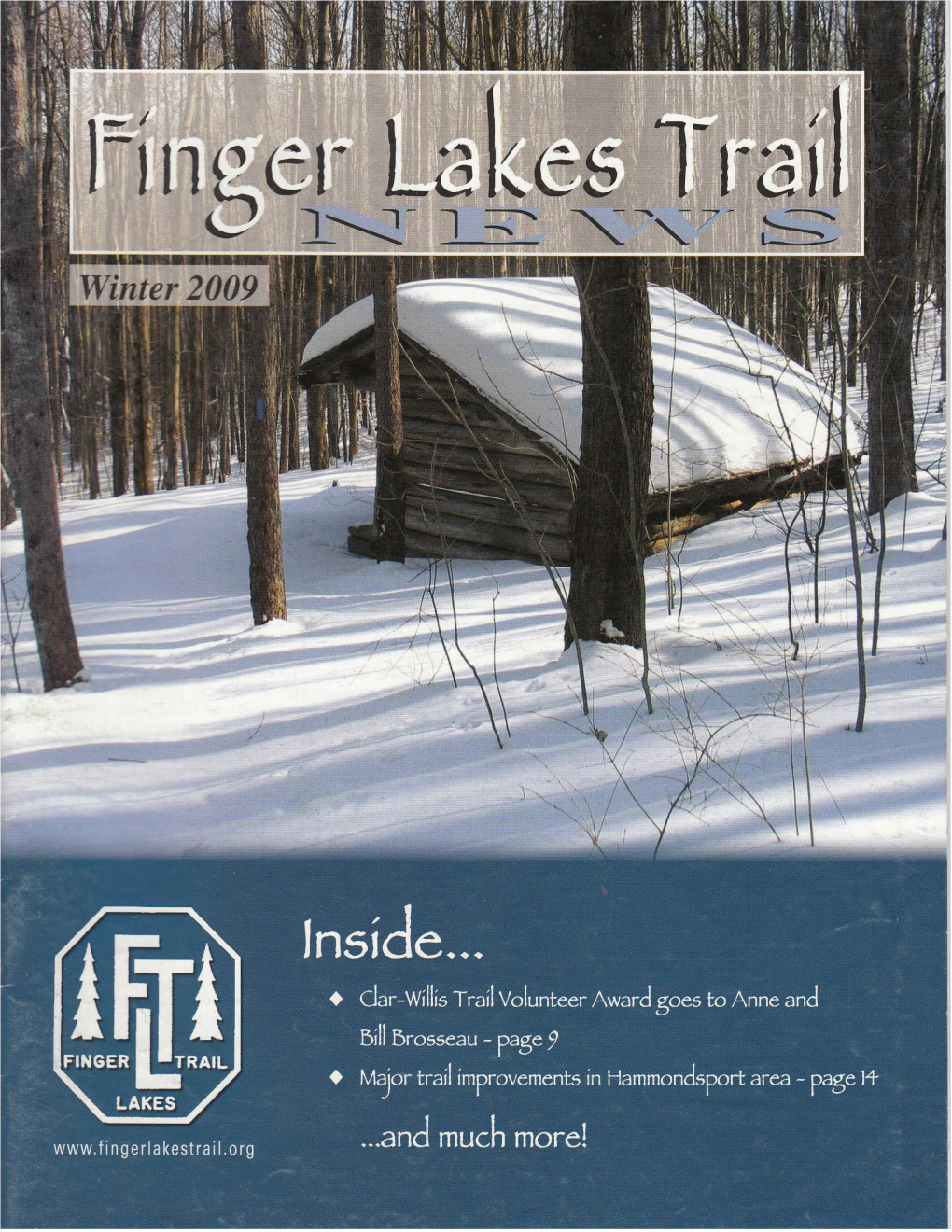 FINGER LAKES TRAIL NEWS Published for Members and Friends of the Finger Lakes Trail Conference, Inc