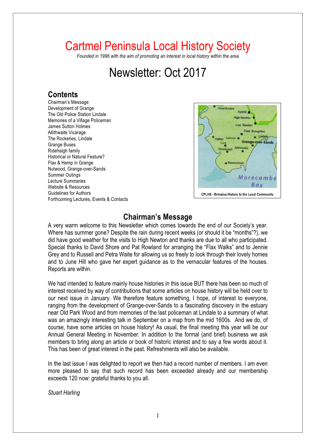 Newsletter Oct17