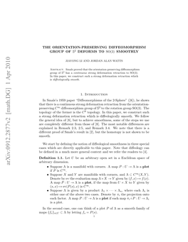 The Orientation-Preserving Diffeomorphism Group of S^ 2