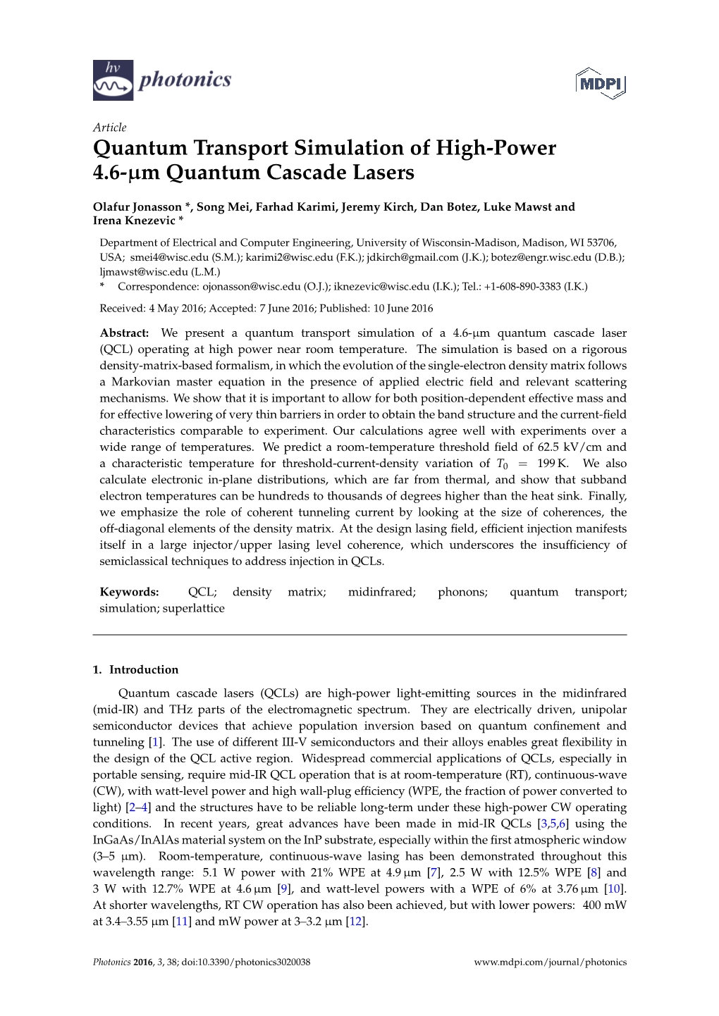 Quantum Transport Simulation of High-Power 4.6-Μm Quantum Cascade Lasers