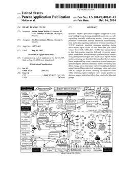Elgo N SEQUENTIAL 113 - HOP COUNTS STATISTICIANO.19 25 RUNNER 108): 'FETHEARTBEAT HEARTBEATTIMESAME SECTIONFES HEARTBEACONCYCLE Patent Application Publication Oct