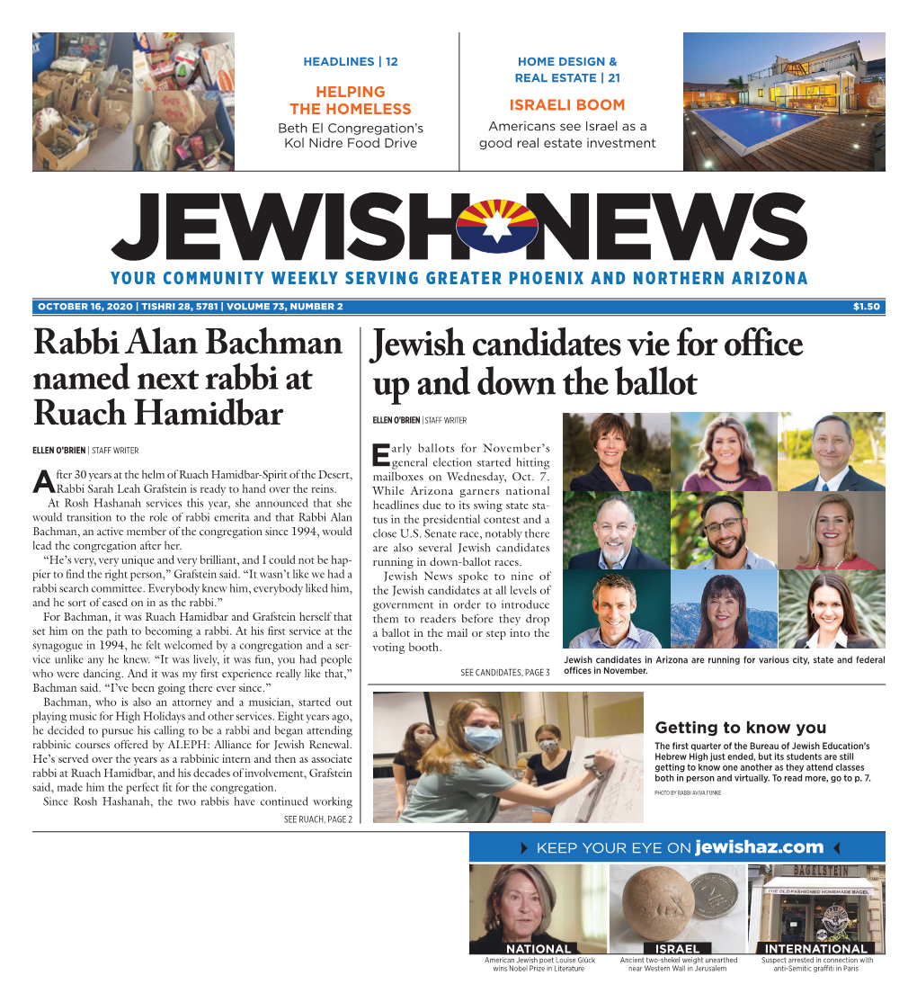 Jewish Candidates Vie for Office up and Down the Ballot