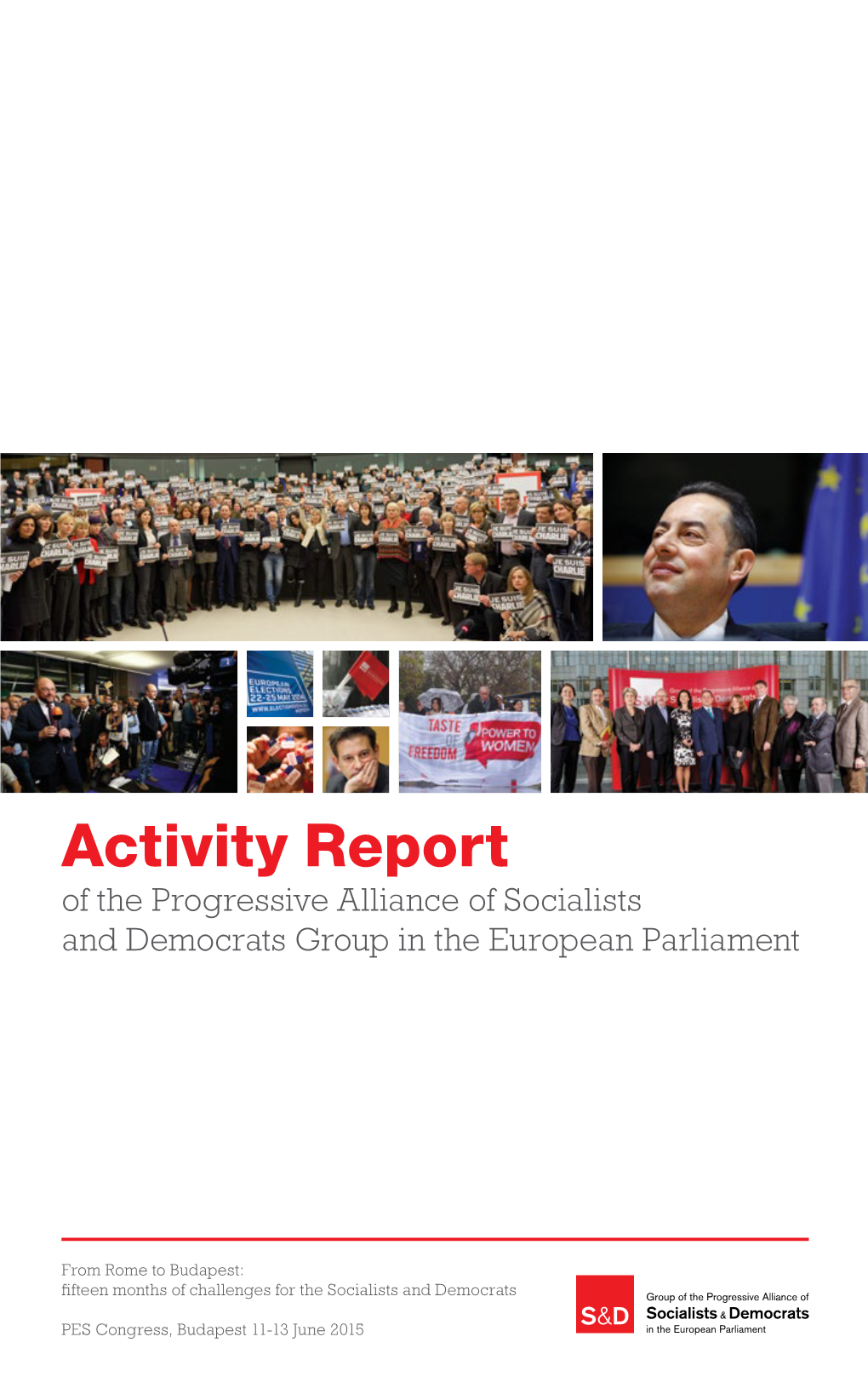 Activity Report of the Progressive Alliance of Socialists and Democrats Group in the European Parliament