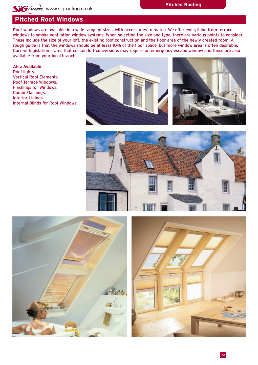 Pitched Roof Windows