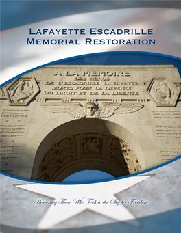 Lafayette Escadrille Memorial Restoration