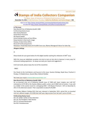 Stamps of India Collectors Companion