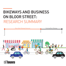 Bikeways and Business on Bloor Street