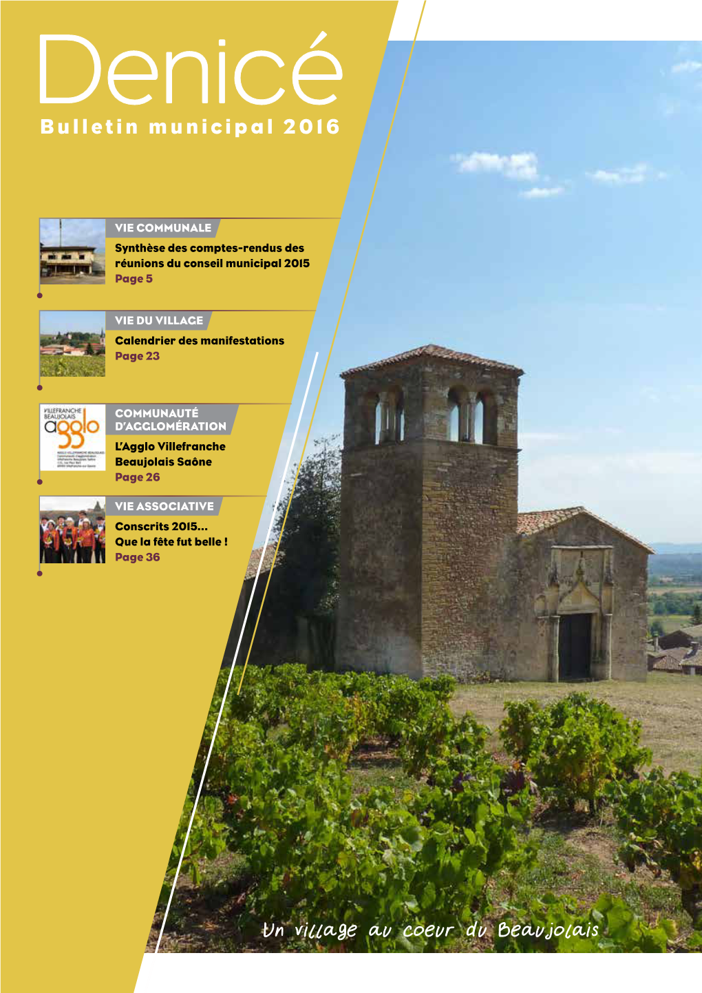 Denicé Bulletin Municipal 2016