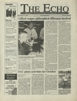 The Echo: September 25, 1998