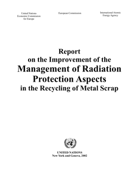 Management of Radiation Protection Aspects in the Recycling of Metal Scrap