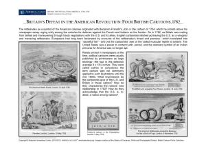 Britain's Defeat in the American Revolution: Four British Cartoons, 1782
