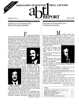 REPORT March 1982