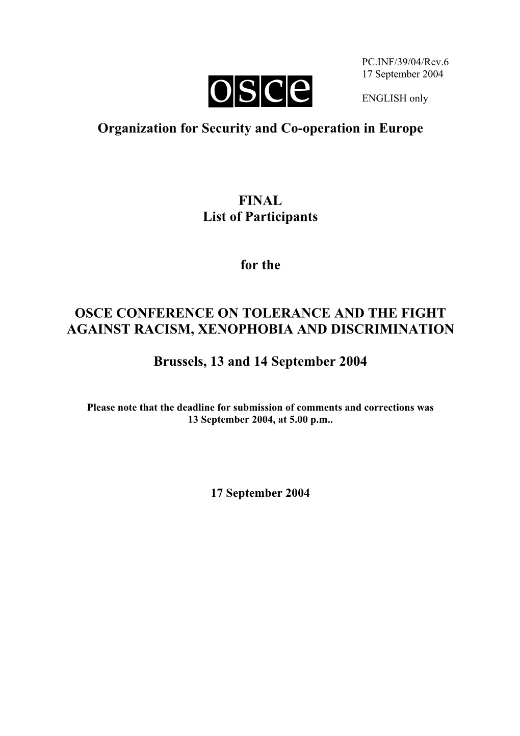 Osce-2004-Participants.Pdf