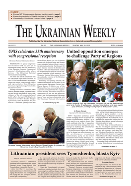 The Ukrainian Weekly 2012, No.21