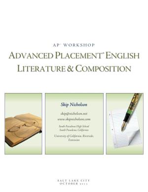 Advanced Placement®English Literature