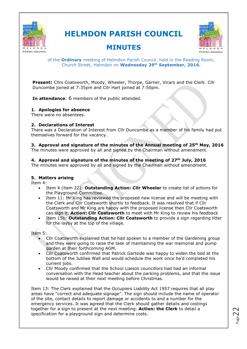 Helmdon Parish Council