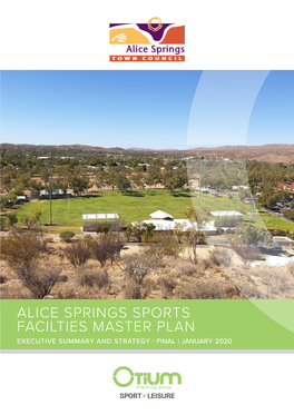 Alice Springs Sports Facilties Master Plan