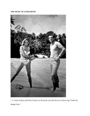 THE MUSIC of JAMES BOND 1.1. Ursula Andress and Sean Connery