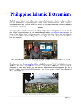 Philippine Islamic Extremism