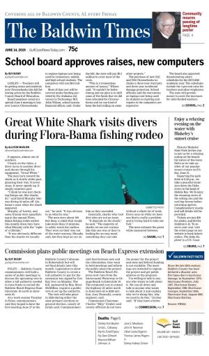 Great White Shark Visits Divers During Flora-Bama Fishing Rodeo