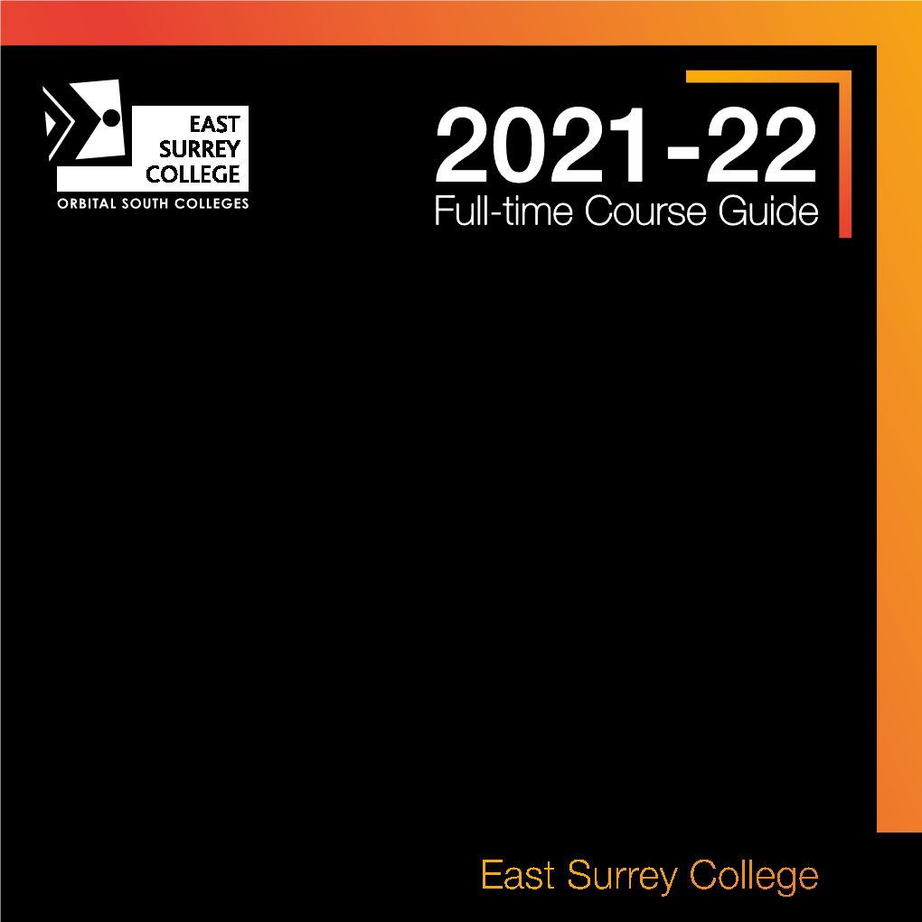 East Surrey College Full-Time Course Guide