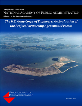 The U.S. Army Corps of Engineers: an Evaluation of the Project Partnership Agreement Process