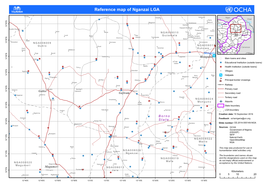 Xxx ! ( Reference Map of Nganzai LGA ! ! ( Goiofa ! ! Kullomari Gesada ! ! Niger ( Ĕ ! Abadam Æ Kaine Chad ! Yusu!Fari N