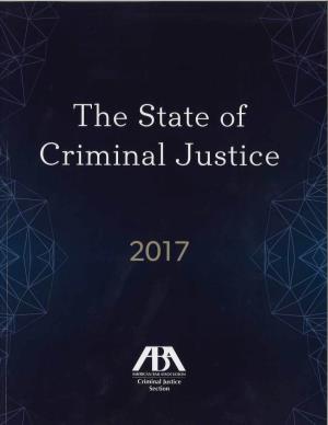 The State of Criminal Justice 2017 101