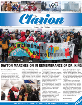 DAYTON MARCHES on in REMEMBRANCE of DR. KING Will Drewing & Henry Wolski Jr