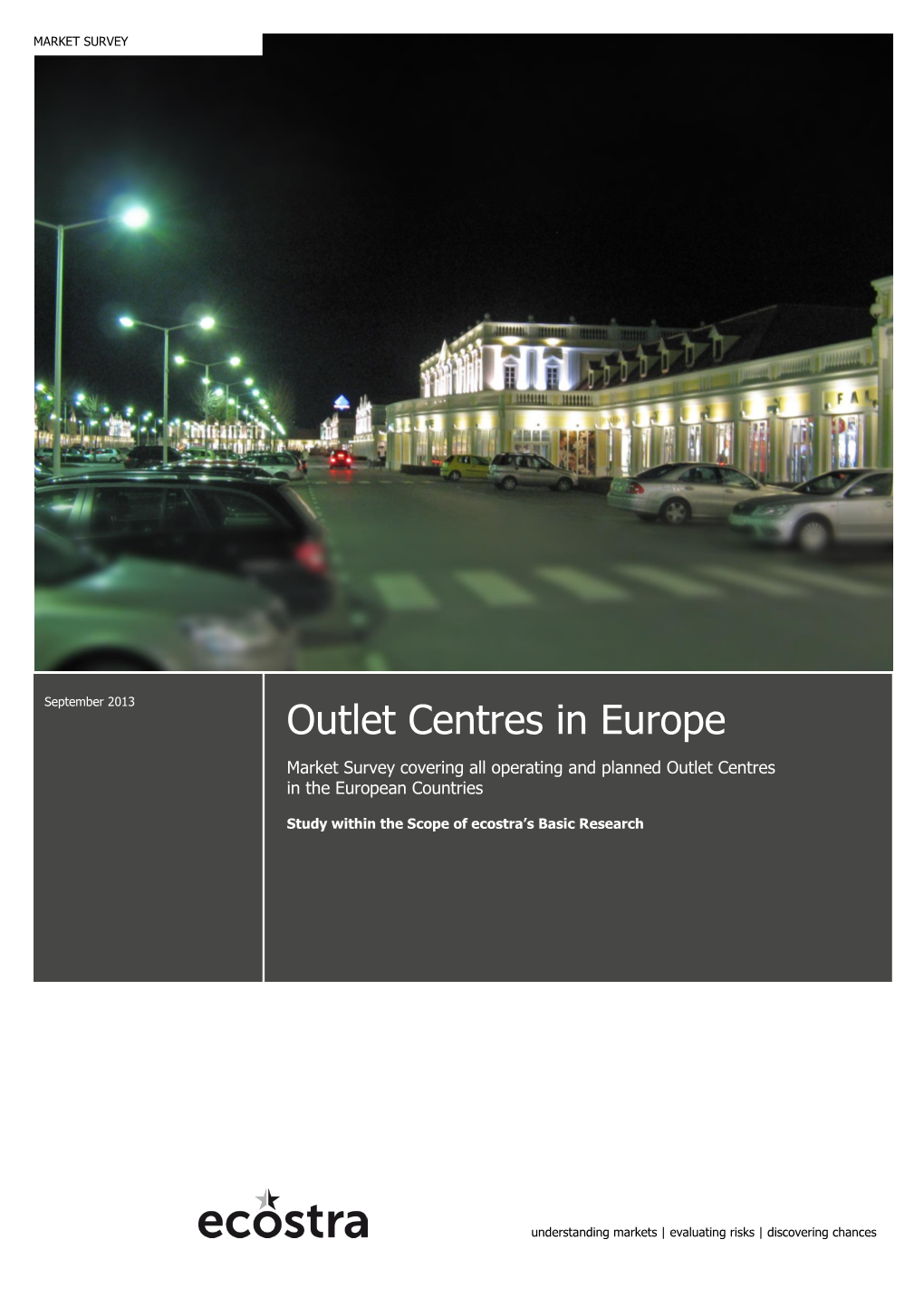 Outlet Centres in Europe