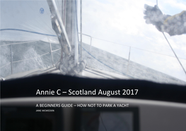 Annie C – Scotland August 2017