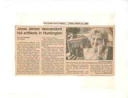 Jesse James' Descendant Hid Artifacts in Huntington